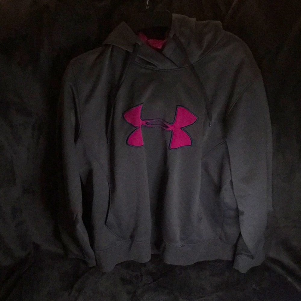 Under Armour | Pink & Gray Women’s Hoodie | Size Medium